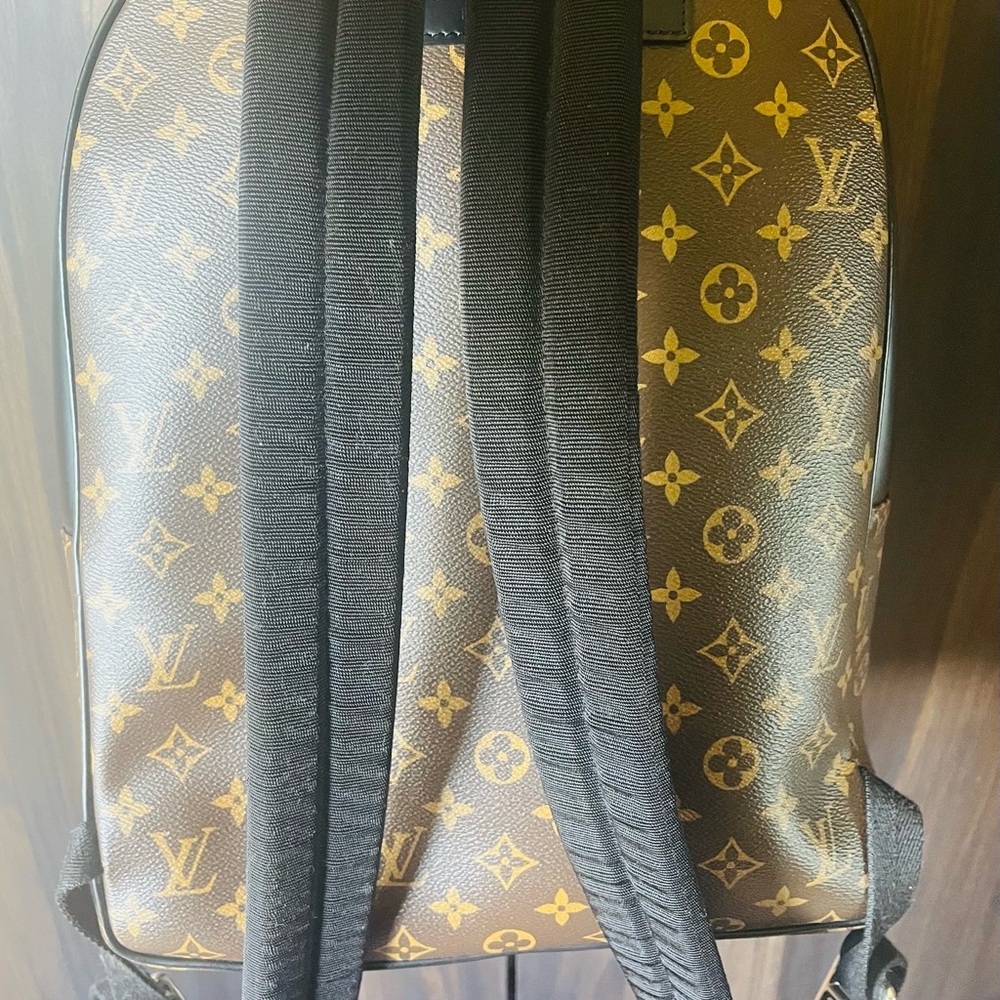 Luxury Brown Monogram Backpack - Picture 5 of 8